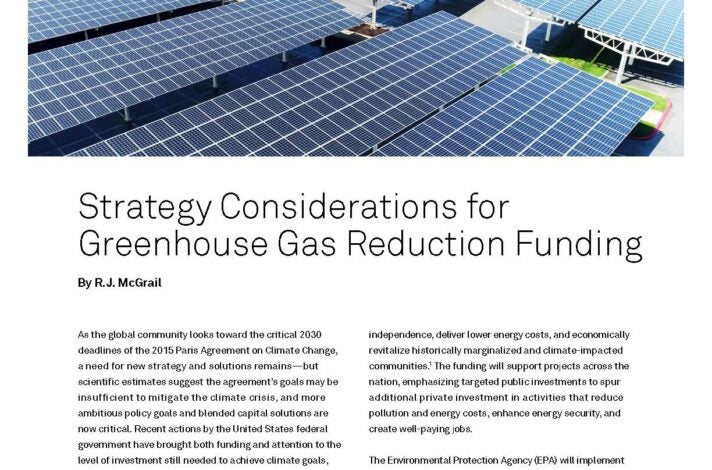 Strategy Considerations for Greenhouse Gas Reduction Funding - Lincoln ...