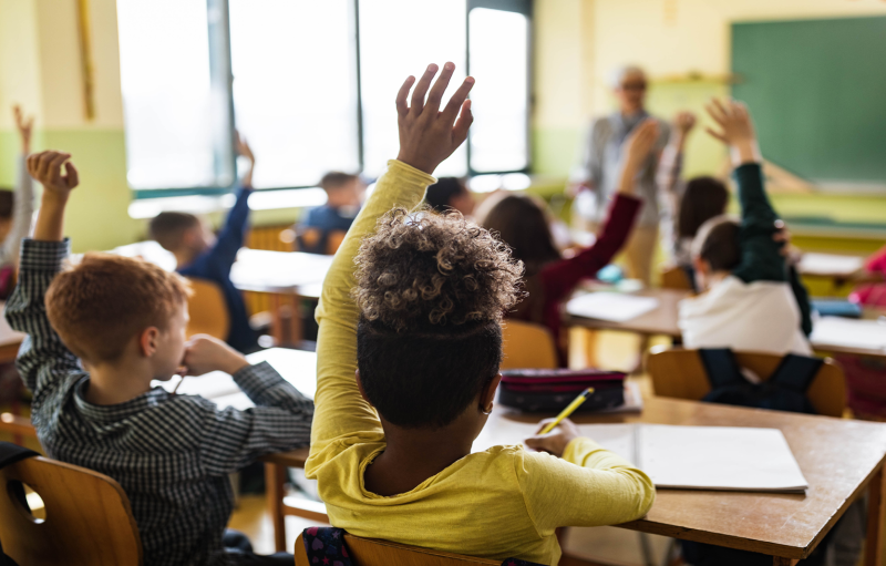 Image: Children in the classroom.