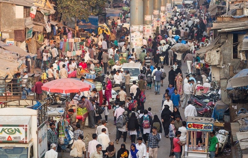 Dharavi, un barrio de Bombay, India. Crédito: Flickr/Adam Cohn