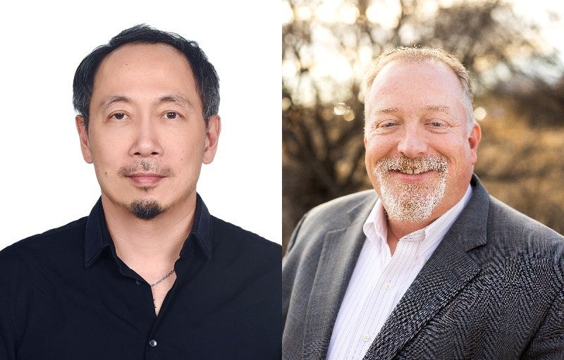 Tzuchin Lin, left, and Peter Culp, right Portraits of Tzuchin Lin and Peter Culp
