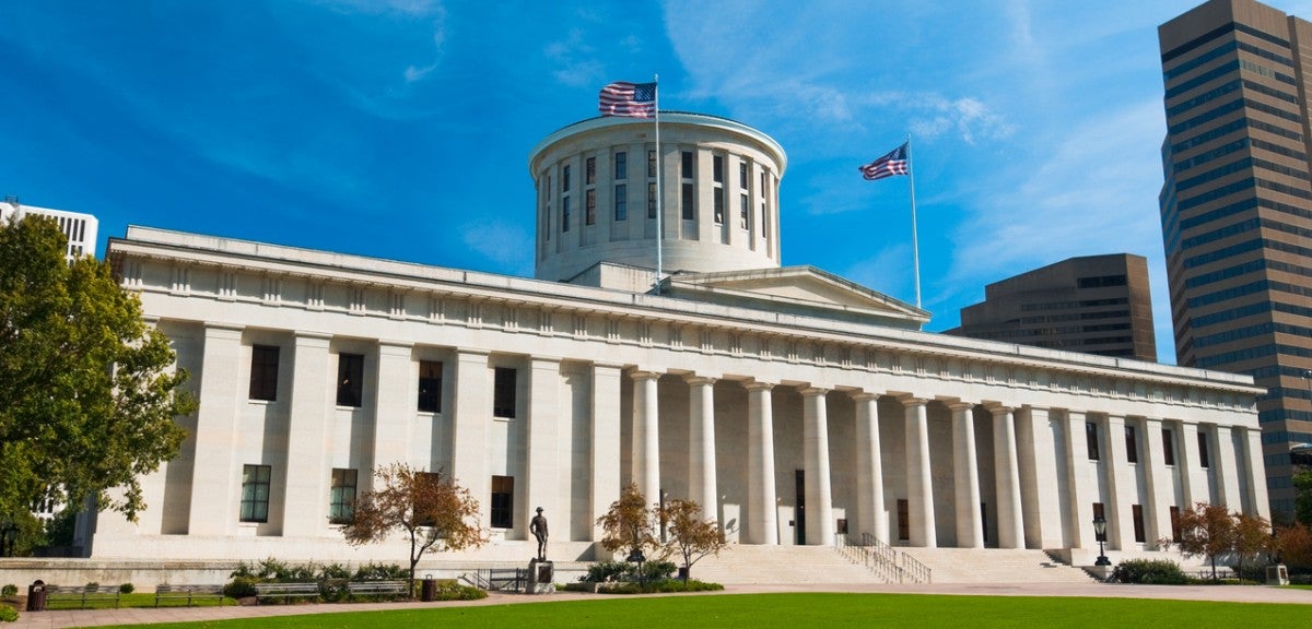 The Ohio Statehouse in Columbus The Ohio Statehouse in Columbus